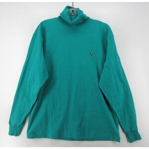 VGT Ralph Lauren Shirt Large Turtleneck Flesh Pony 90s Pullover NWT *